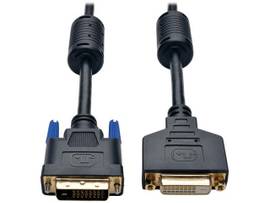 DVI Dual Link Extension Cable, Digital TMDS Monitor Cable (DVI-D M/F), 10-ft.