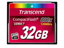 TRANSCEND 32G CF CRD (800X, TYPE I )