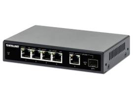 5-PORT GIGABIT ETHERNET POE+ SWITCH WITH SFP PORT