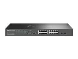 TP-LINK OMADA 16-PORT 2.5G AND 2-PORT 10GE SFP L2 MANAGED SWITCH WITH 8-PORT POE SPEC: 8 2.5 GBPS POE PORTS & 8 2.5 GBPS NON-POE PORTS; 2 10 GBPS SFP