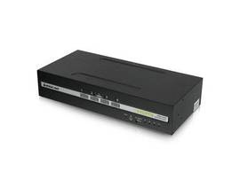 IOGEAR 4-PORT DUAL VIEW HDMI PP4.0 SECURE KVM SWITCH W/AUDIO TAA COMPLIANCE