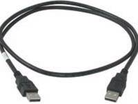C2G 1M USB A MALE TO A MALE CBL BLK