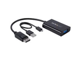 Connect your PC to a VGA display and a discrete 3.5mm audio output - DisplayPort