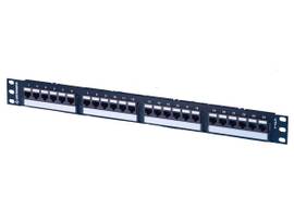 LEGRAND-ORTRONICS 24PORT,CAT6 TECHCHOICE,FLAT 1RU PANEL