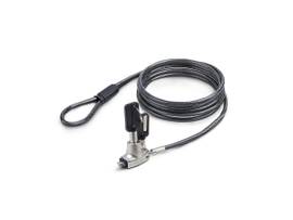 STARTECH SLIM LOCK NOBLE WEDGE SLOT COMPATIBLE, 6.6FT (2M) LOCKING CABLE, DESK ANTI-THEFT SECURITY FOR LAPTOP/NOTEBOOK