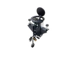 KRAMER RTBUS-11/US(B) ROUND TABLE MOUNT MULTI CONNECTION SOLUTION PNEUMATIC LID 8 MM CUT OUT ENCLOSURE BLK SAND BLASTED ANODIZED ALUMINUM TOP