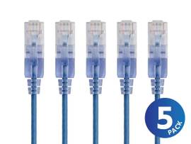 MONOPRICE 5-PACK_ SLIMRUN CAT6A ETHERNET NETWORK P