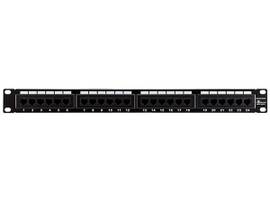 MONOPRICE 19IN 1U UTP CAT5E PATCHPANEL, 24 PORT