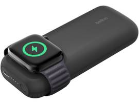 BELKIN 10K POWER BANK WITH APPLE WATCH FAST CHARGER BLACK