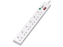 TRIPP LITE SURGE PROTECTOR STRIP 6-OUTLET BS1363A