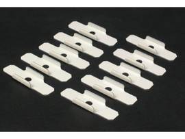 LEGRAND-WIREMOLD STL SUPPORT CLIP IVORY  (PKG OF 100)