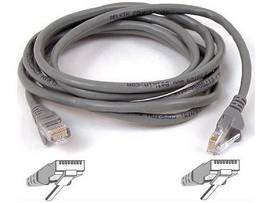 BELKIN CAT6,UTP,RJ45M/M,60 ,GRY,SNAGLESS