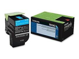 LEXMARK TONER RETURN PROG 701XC XHI-YLD CYAN