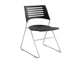 SAFCO PIQUE STACK CHAIR BLSL 4E (Sold as Case Pack of 4)