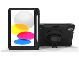 CTA PROTECTIVE CASE WITH BUILT-IN 360 ROTATABLE GRIP KICKSTAND FOR IPAD 10TH GENERATION 10.9IN TABLET