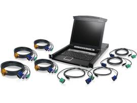 IOGEAR SWTCH 8P LCD KVM W/CBL GCL1808KIT