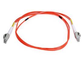 MONOPRICE FIBER OPTIC CABLE - LC TO LC_ OM2_ 50/12