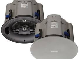 CRESTRON SAROS 6.5 IN. 2-WAY IN-CEILING SPEAKER, WHITE TEXTURED, SINGLE (MUST BE ORDERED IN MULTIPLES OF 2)