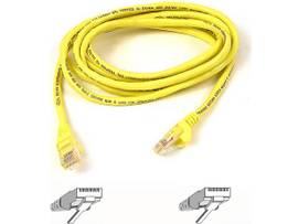 BELKIN CBL RJ45M 20 YELLOW CAT6 SNGLS PATCH