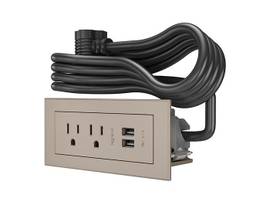 LEGRAND-CHIEF RADIANT PWR CTER 2AC 2USB NCL