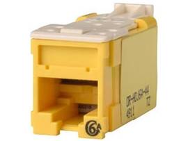 LEGRAND-ORTRONICS HDJACK,CAT6A,CLARITY,T568A/B,YELLOW