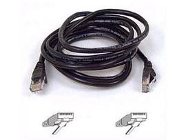 CABLE,CAT5E,UTP,RJ45M/M,6 ,BLK,PATCH,SNAGLESS