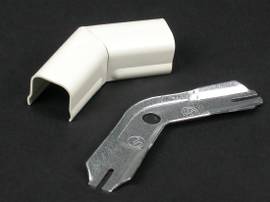 LEGRAND-WIREMOLD STL FLAT 45 D. ELBOW 700 IVORY (PKG OF 5)