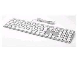 WIRED ALUMINUM KEYBOARD FOR MAC - SILVER - FRENCH CANADIAN
