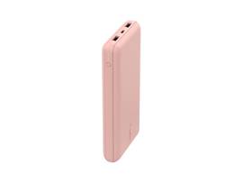 20K POWER BANK, USB-A AND C 15W, ROSE GOLD