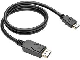 Tripp Lite series DisplayPort 1.2 to HDMI Adapter Cable (DP with Latches to HDMI