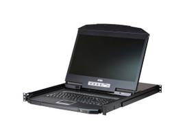SWITCHES F/19IN WIDE SCRN 16PRT LCD KVM
