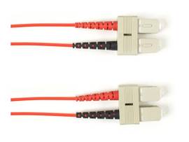 OM3 50/125 Multimode Fiber Patch Cable OFNP Plenum SC-SC RD 5M