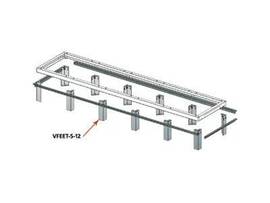 Legrand-Middle Atlantic RACK OPT 5BAY VRK FOOT SET12 FLOO