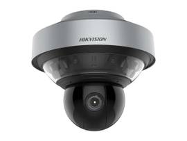 HIKVISION PANORAMIC CAMERA:4 1/1.8IN CMOS, 16MP @30FPS, H.265+,HORIZONTAL ANGLE OF VIEW: 180, VERTICAL ANGLE OF VIEW: 55 ,2.8 MM/ F1.6IR PTZ CAMERA: