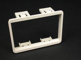 LEGRAND-WIREMOLD 6A MINI ADAPTER BEZEL IVORY (PKG OF 25)