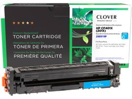 CLOVER IMAGING REMANUFACTURED HIGH YIELD CYAN TONER CARTRIDGE ALTERNATIVE FOR HP CF401X (HP 201X)