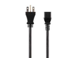 MONOPRICE HEAVY DUTY PWR CORD - NEMA 6-15P TO IEC 60320 C13_ 14AWG_ 15A/3750W_ SJT_ 250V_ BLK_ 6FT