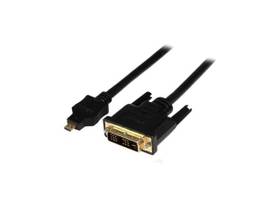 3.3ft/1m Micro HDMI to DVI-D (19-pin) cable (M/M); Full HD 1920x1200p 60Hz/1080p