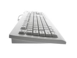 SEAL SHIELD SEAL CLEAN WATERPROOF KEYBOARD W/ KEY LOCKING FUNCTION - DISHWASHER SAFE - ISO / QWERTY / DENMARK / QUICK CONNECT USB CABLE / WHITE - CE /