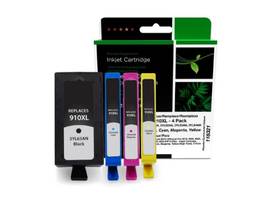 CLOVER IMAGING REMANUFACTURED HIGH YIELD BLACK, CYAN, MAGENTA, YELLOW INK CARTRIDGES FOR HP 910XL 4-PACK