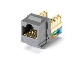 BLACK BOX CORP BASE PLUS CAT5E JACK OFFICE WHITE FM925C
