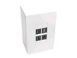 TRIPP LITE SINGLE-GANG SURFACE-MOUNT JUNCTION WHITE