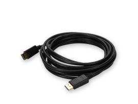 ADD-ON 15FT DISPLAYPORT 1.2 M/M BLACK CABLE