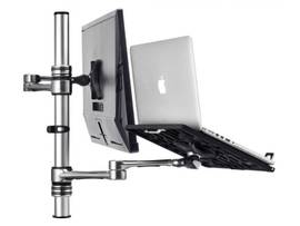 ATDEC SINGLE ARM NOTEBOOK MOUNT COMBO POLISH