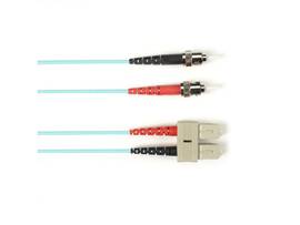 BLACK BOX CORP 62.5 MM FO PATCH CABLE DUPLX, PVC, AQUA, STSC