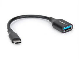 ROCSTOR ROCSTOR PREMIUM 6IN USB-C TO USB-A ADAPTER M/F - USB 3.0 - USB TYPE C TO