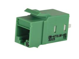 LEGRAND-ORTRONICS KT2 KEYSTONE CAT6 JACK GREEN