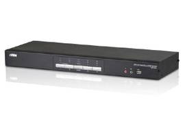4-PORT DUAL VID/LNK DVI KVMP SWTCH W/AUD