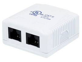 MONOPRICE SURFACE MOUNT BOX CAT6 DOUBLE
