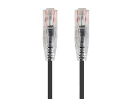 MONOPRICE SLIMRUN CAT6 UTP CABLE-10FT BLACK